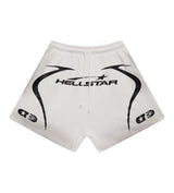 Hellstar Warm Up 7 on 7 Shorts White front