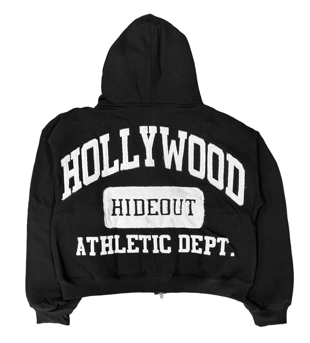 Hollywood Hideout Pep Rally Zip-Up Hoodie Black