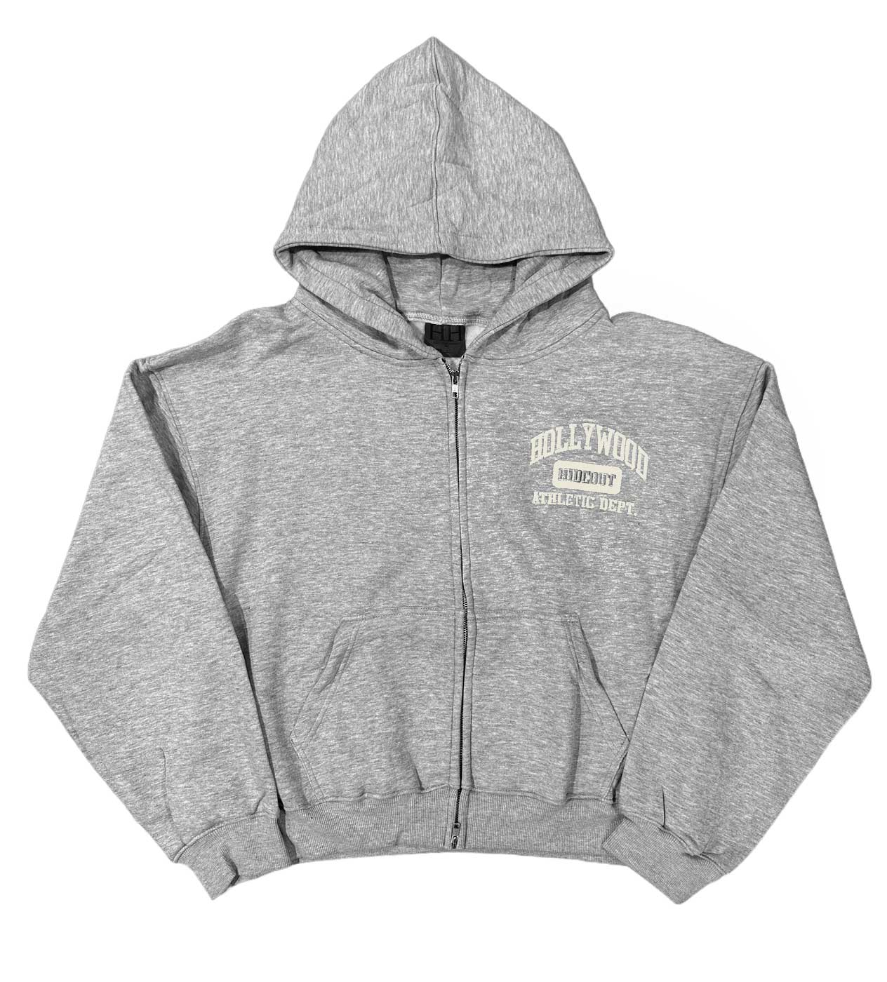 Hollywood Hideout Pep Rally Zip-Up Hoodie Grey