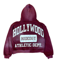 Hollywood Hideout Pep Rally Zip-Up Hoodie Maroon