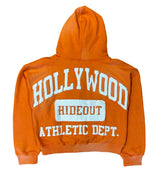 Hollywood Hideout Pep Rally Zip-Up Hoodie Orange
