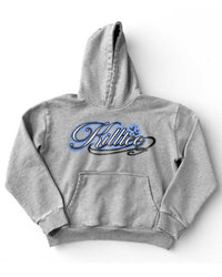 Killtec Airbrush Pullover Hoodie Grey/Blue