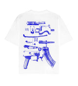 Kixkz Clothing In Draco We Trust Tee White/Blue