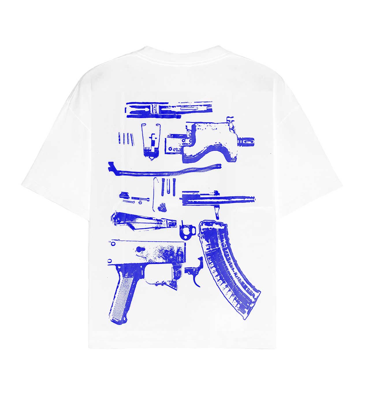 Kixkz Clothing In Draco We Trust Tee White/Blue