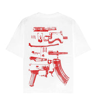 Kixkz Clothing In Draco We Trust Tee White/Red