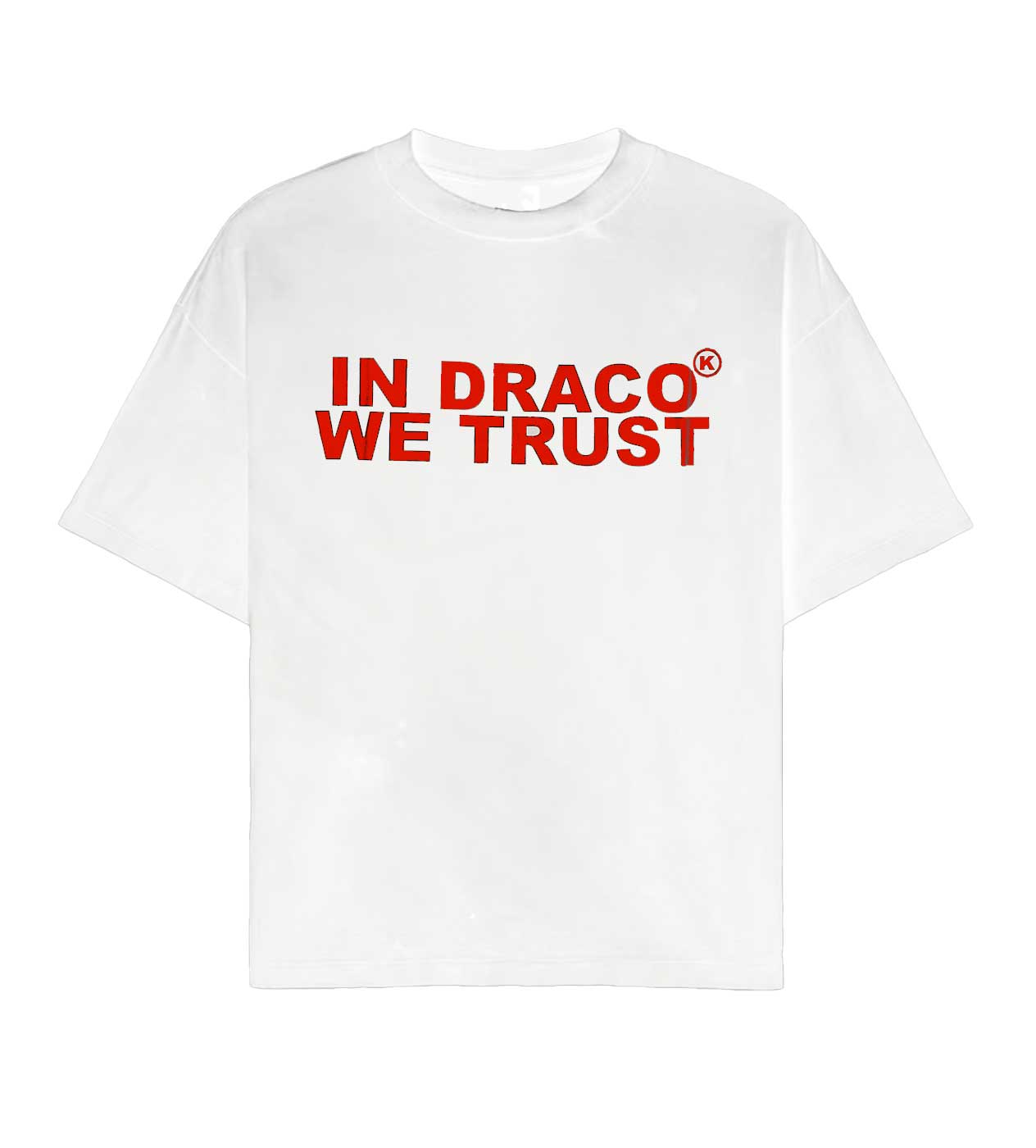 Kixkz Clothing In Draco We Trust Tee White/Red