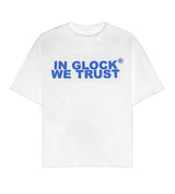 Kixkz Clothing In Glock We Trust Tee White/Blue