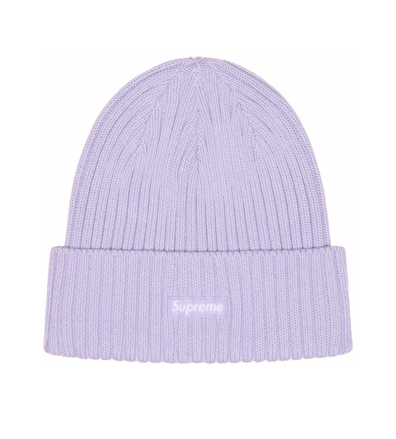Supreme Overdyed Beanie Lavender Front