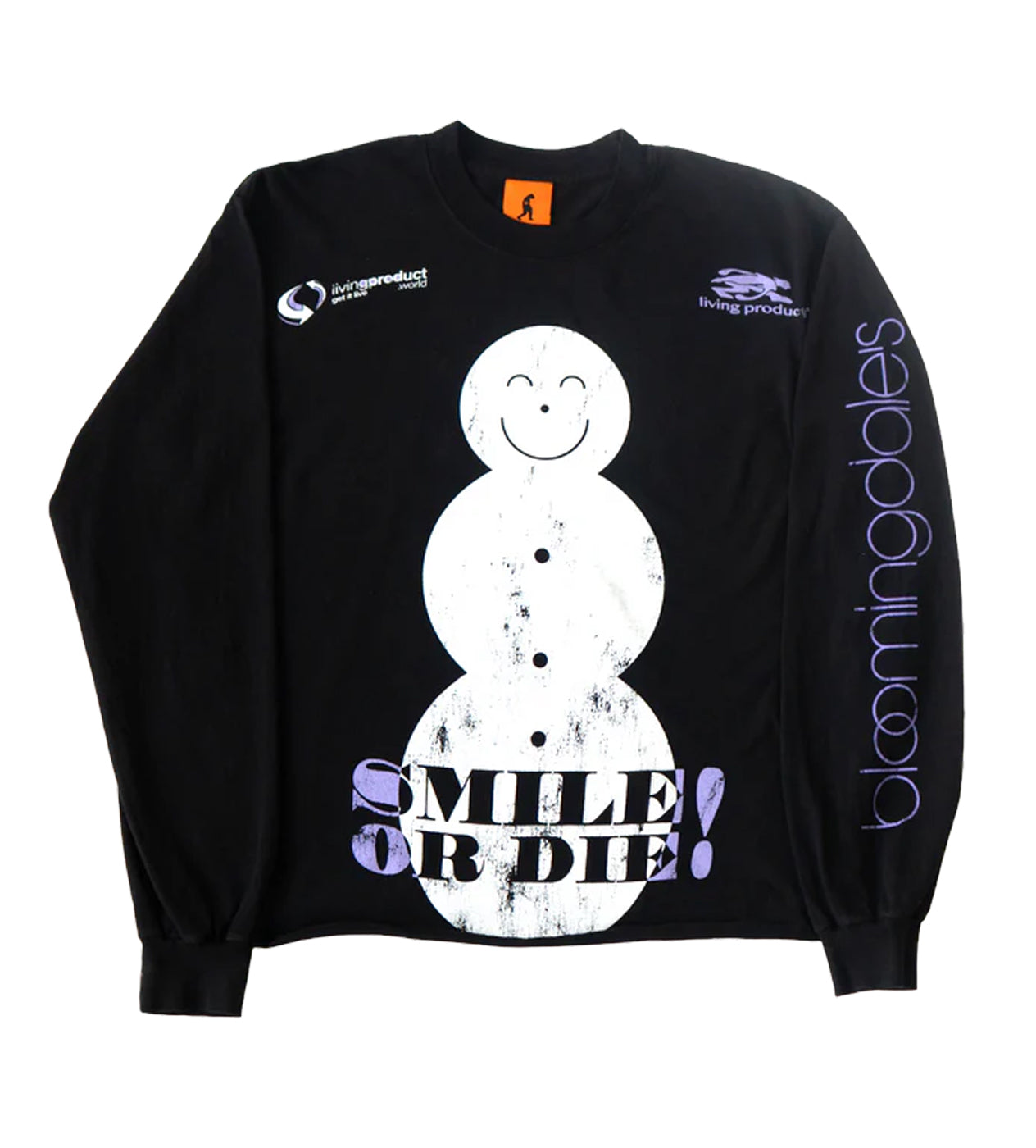Living Product Smile Or Die L/S Tee Black