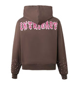 Lost Intricacy Brown Patch Zip Up