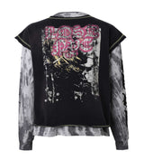 Lost Intricacy Double Fantasy 2-in-1 Tee Black