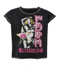 Lost Intricacy Double Fantasy 2-in-1 Tee Black