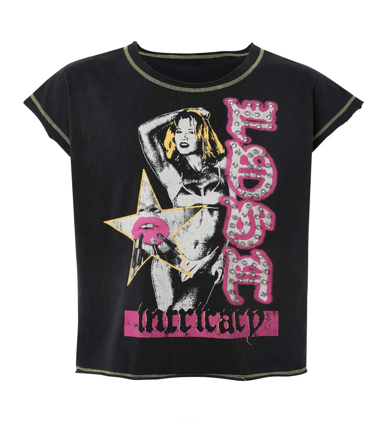 Lost Intricacy Double Fantasy 2-in-1 Tee Black