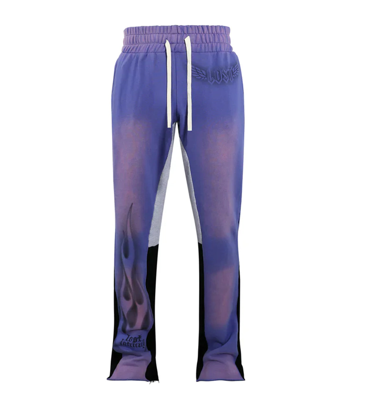 Lost Intricacy Flare Sweatpants Lavender