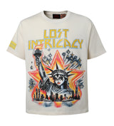 Lost Intricacy Kiss NYC Plain T-Shirt White