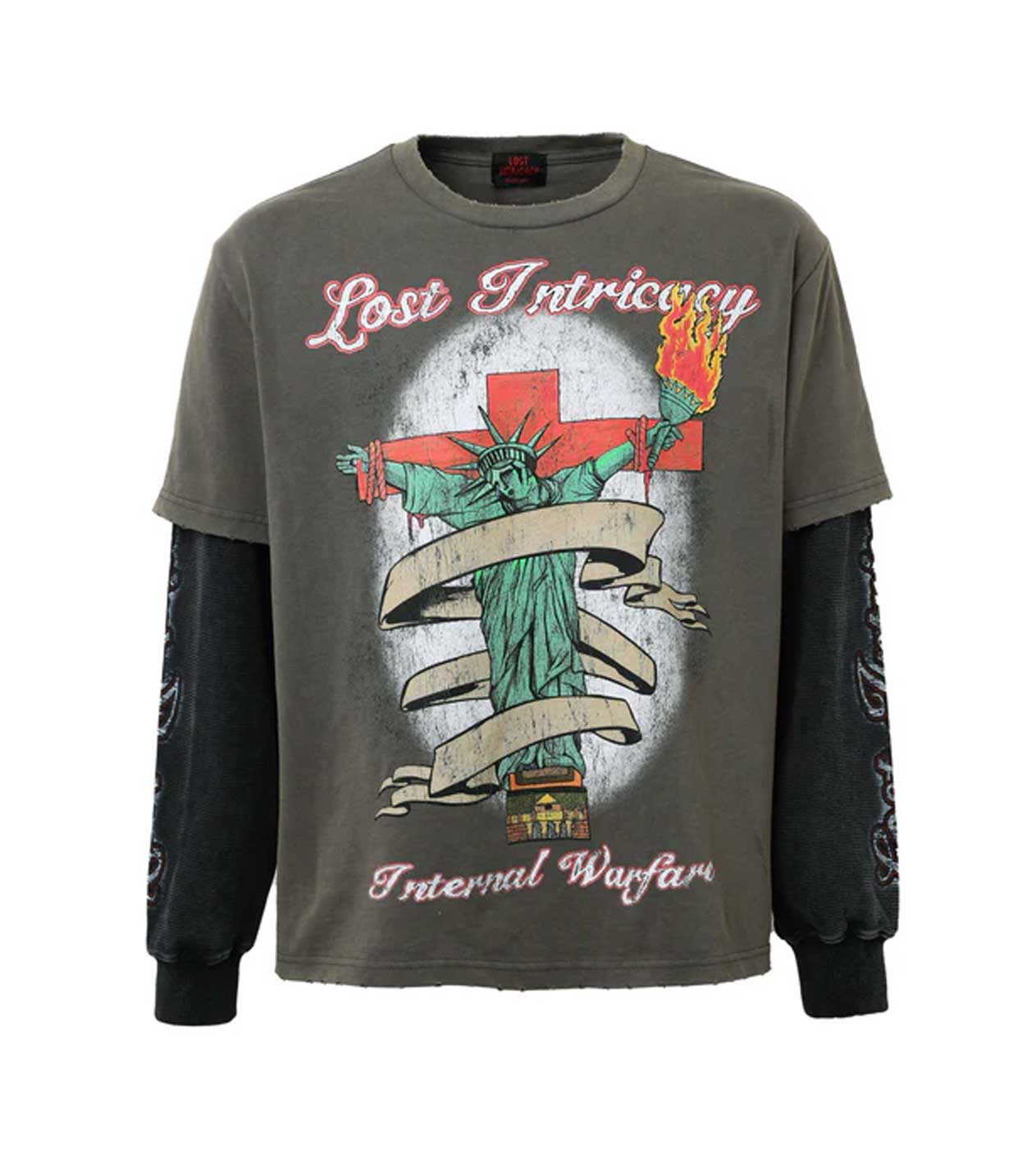 Lost Intricacy Liberty Thermal Long Sleeve Grey – Restock AR