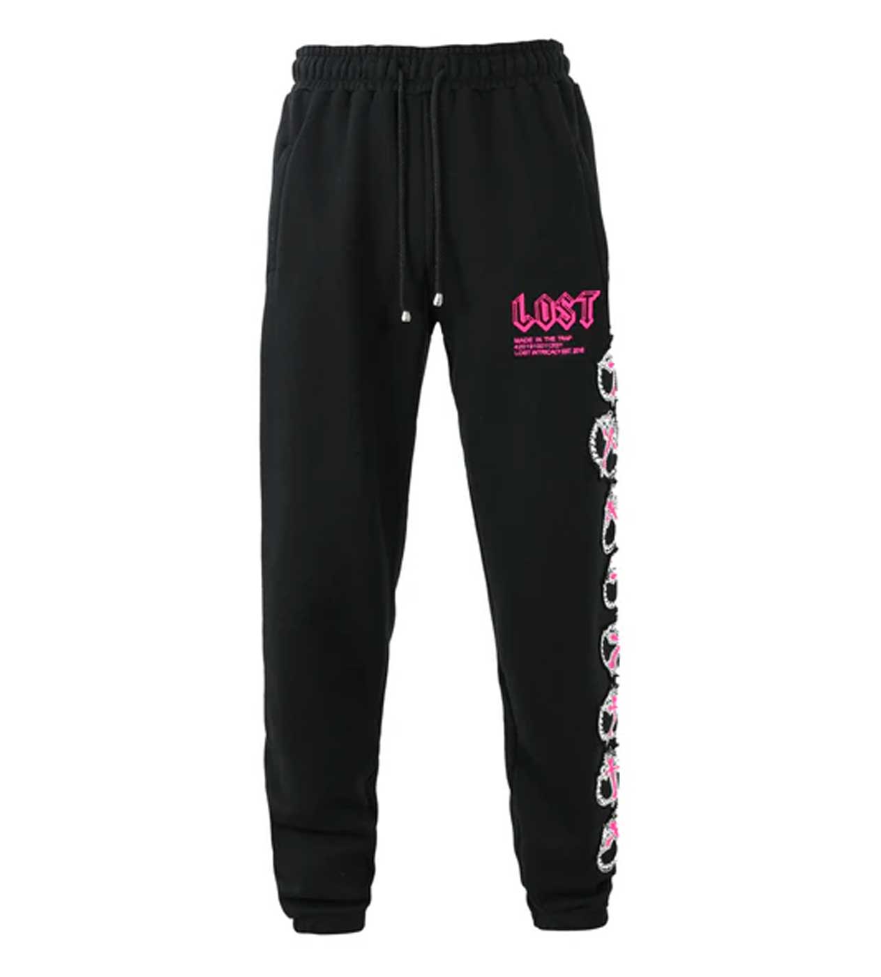 Lost Intricacy Mitt Sweatpants Black/Pink