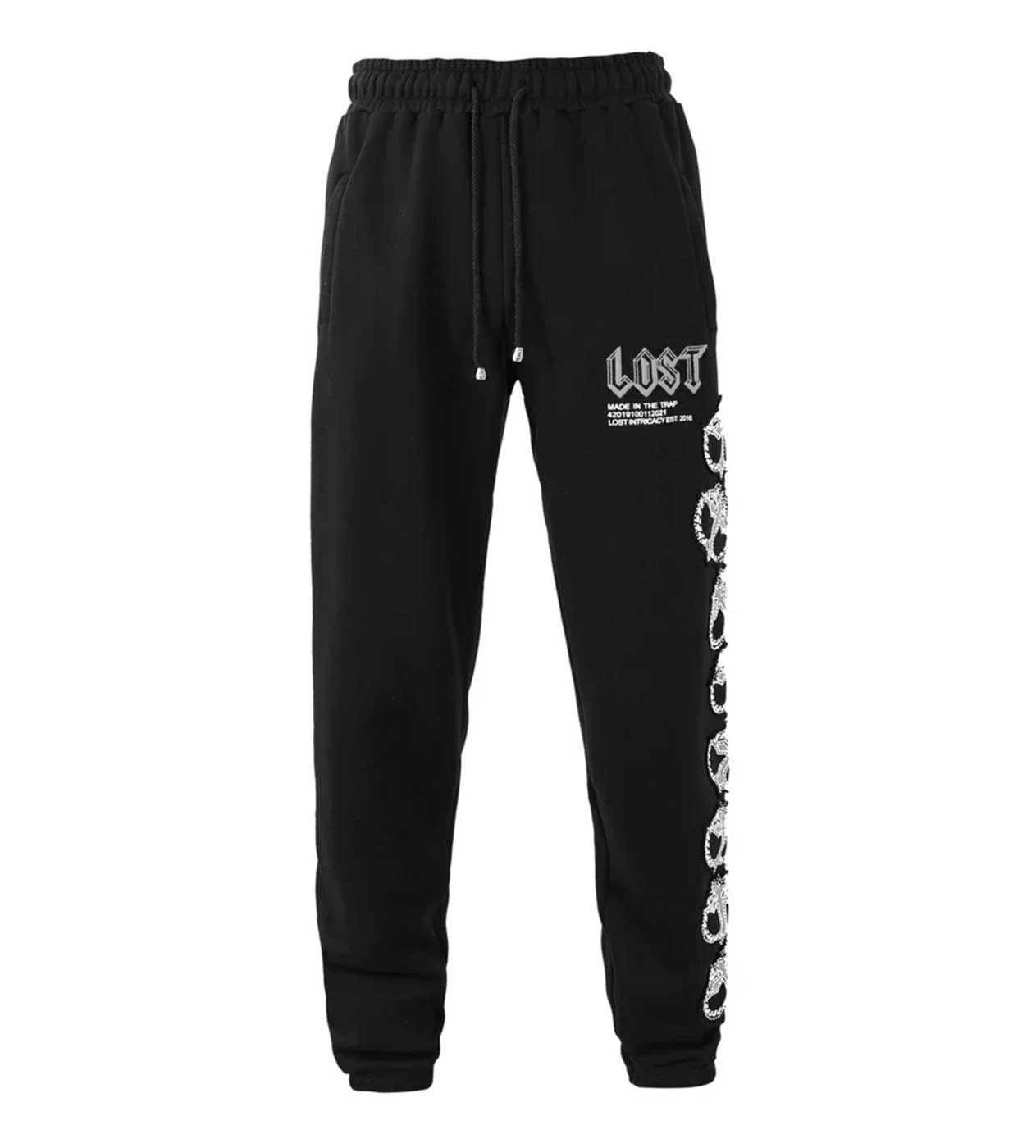 Lost Intricacy Mitt Sweatpants Black/White