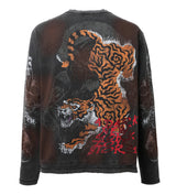 Lost Intricacy Twin Tiger L/S Tee Black