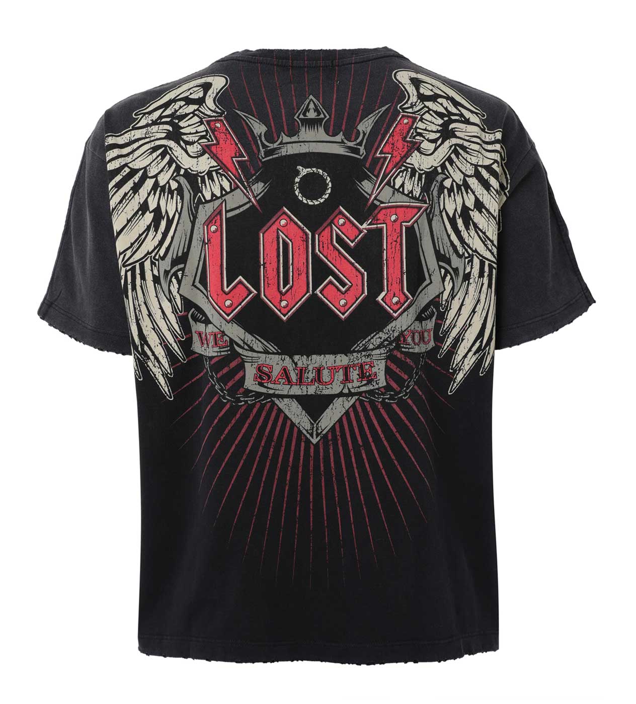 Lost Intricacy Winged Outlaw Tee Black