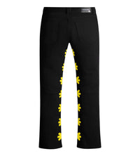 Lost Shdws Denim Pant Black/Yellow