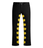 Lost Shdws Denim Pant Black/Yellow