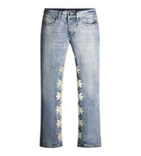 Lost Shdws Denim Pant Blue/Bone front view