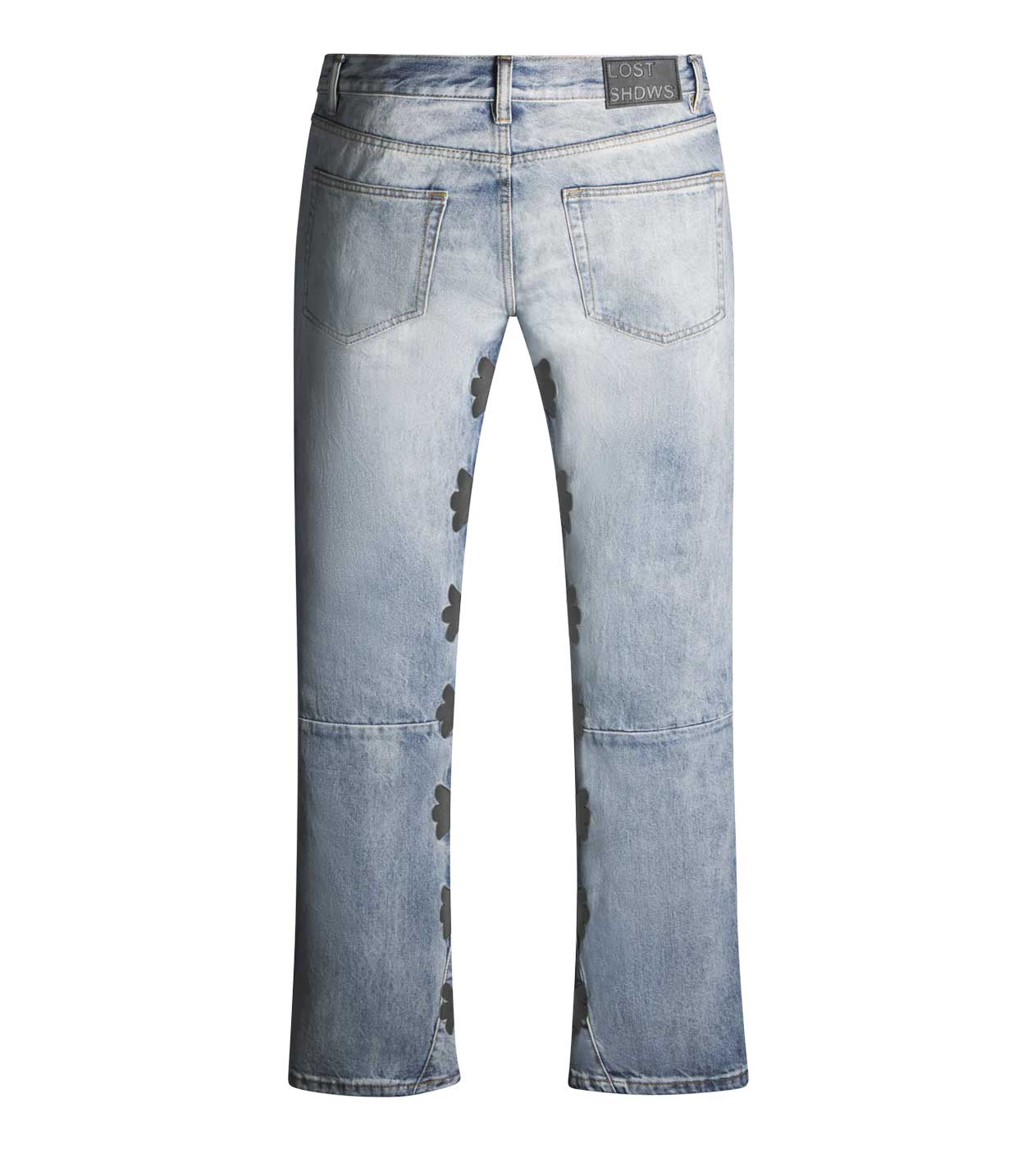 Lost Shdws Denim Pant Blue/Grey back view