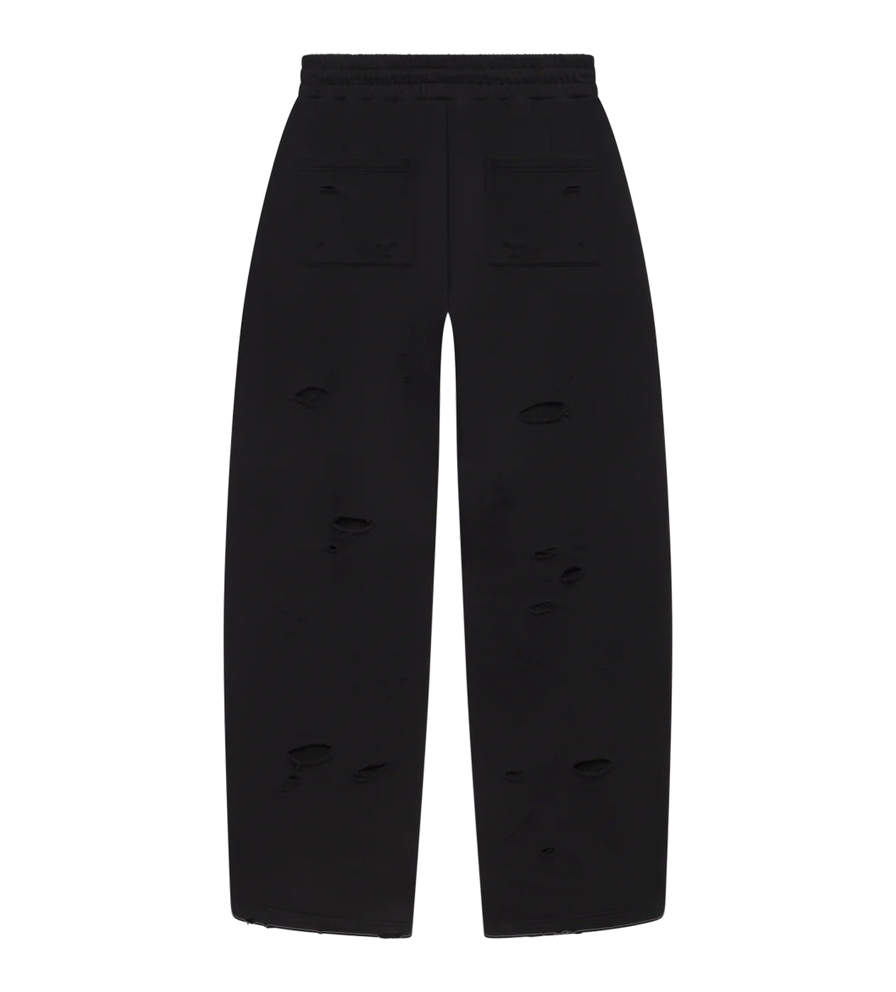 Lost Shdws Distressed Logo Sweatpants Black