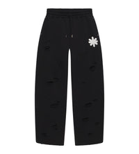 Lost Shdws Distressed Logo Sweatpants Black