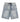 Lost Shdws Embossed Logo Denim Shorts Blue