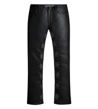 Lost Shdws Leather Pant Black/Black front view