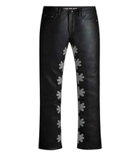 Lost Shdws Leather Pant Black/Grey