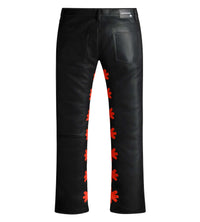 Lost Shdws Leather Pant Black/Red