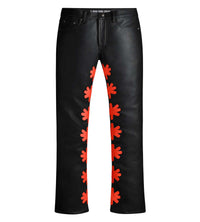 Lost Shdws Leather Pant Black/Red