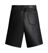 Lost Shdws Leather Shorts Black/Red