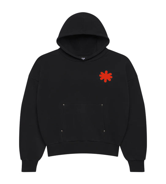 Lost Shdws OG Sun Logo Hoodie Black/Red – Restock AR