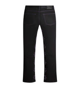 Lost Shdws Outline Denim Pant Black/Purple back view