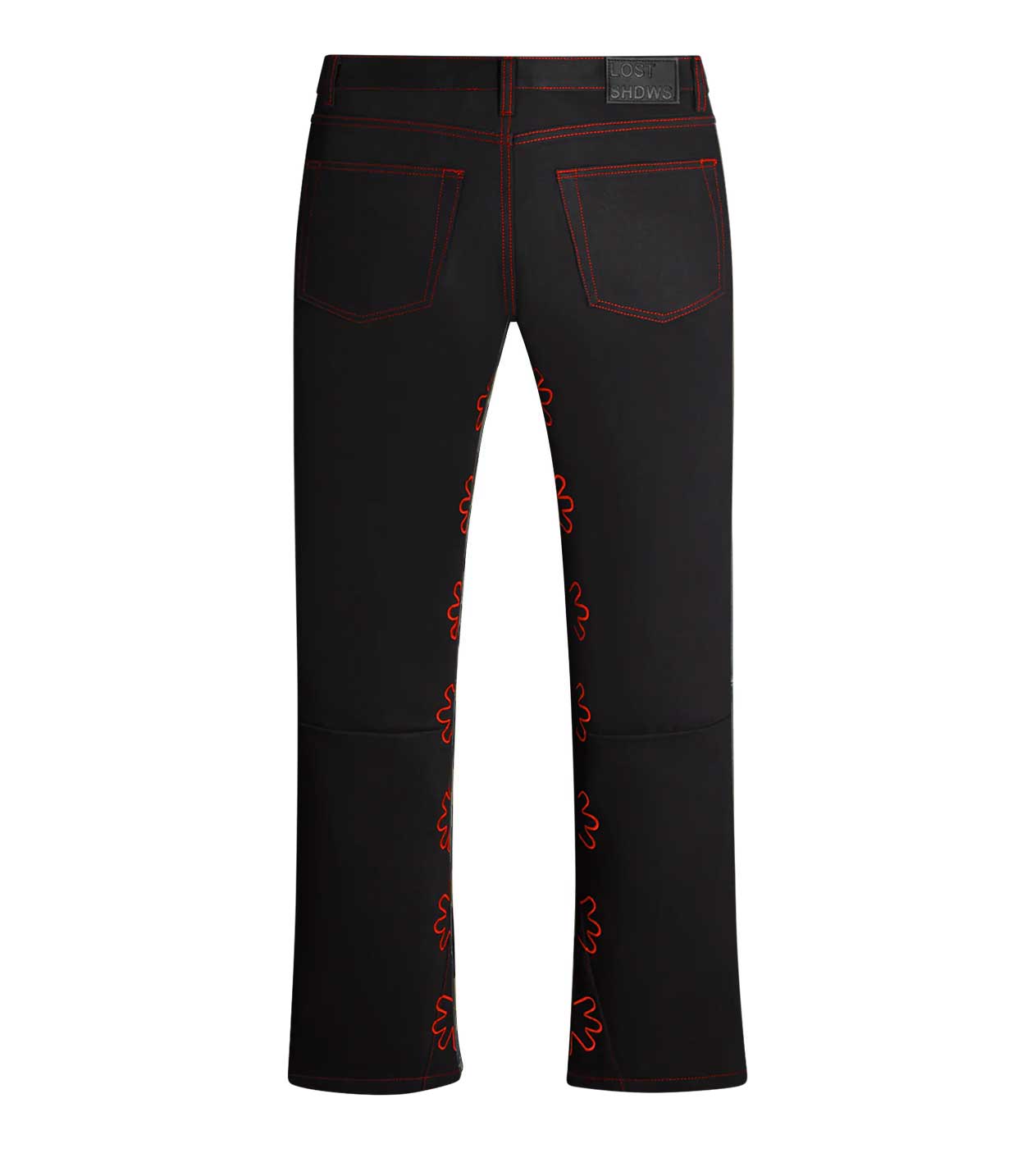 Lost Shdws Outline Denim Pant Black/Red – Restock AR
