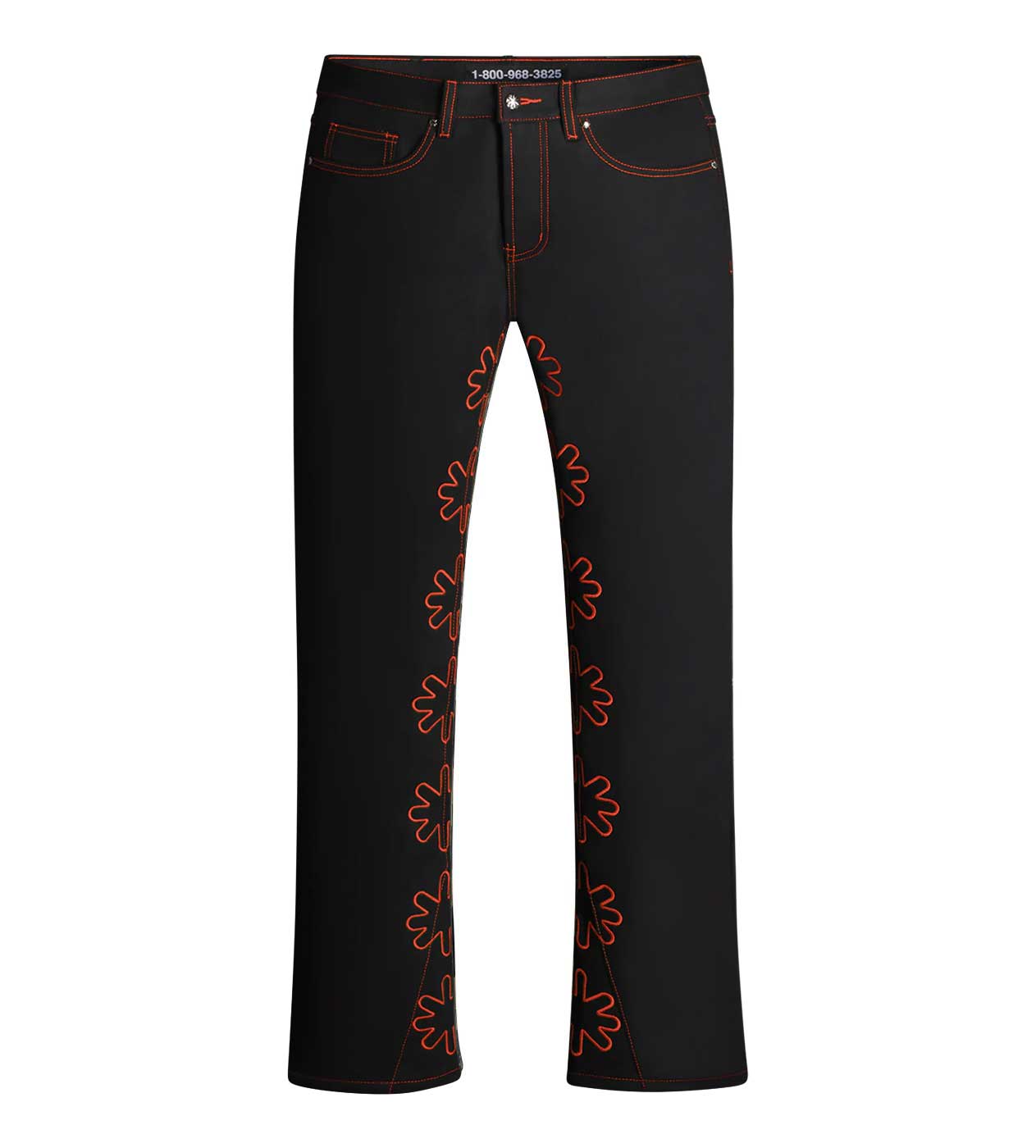 Lost Shdws Outline Denim Pant Black/Red