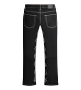 Lost Shdws Outline Denim Pant Black/White