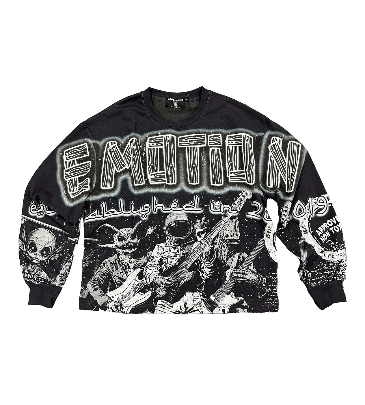 Mixed Emotions Astro L/S Tee Black – Restock AR