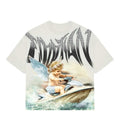 Mixed Emotions Jetski Rhinestone Tee Cream