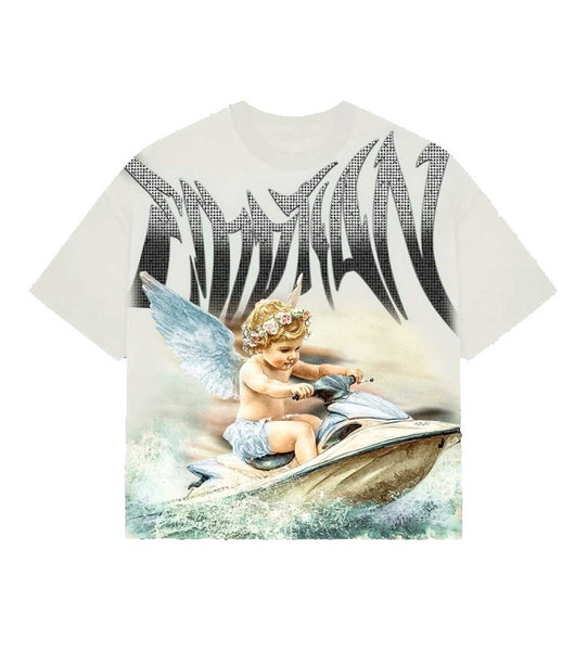 【激レア】Richie Kotzen Wave Of Emotion Tシャツ Mixed Emotion Jetski Rhinestone Tee Cream – Restock AR