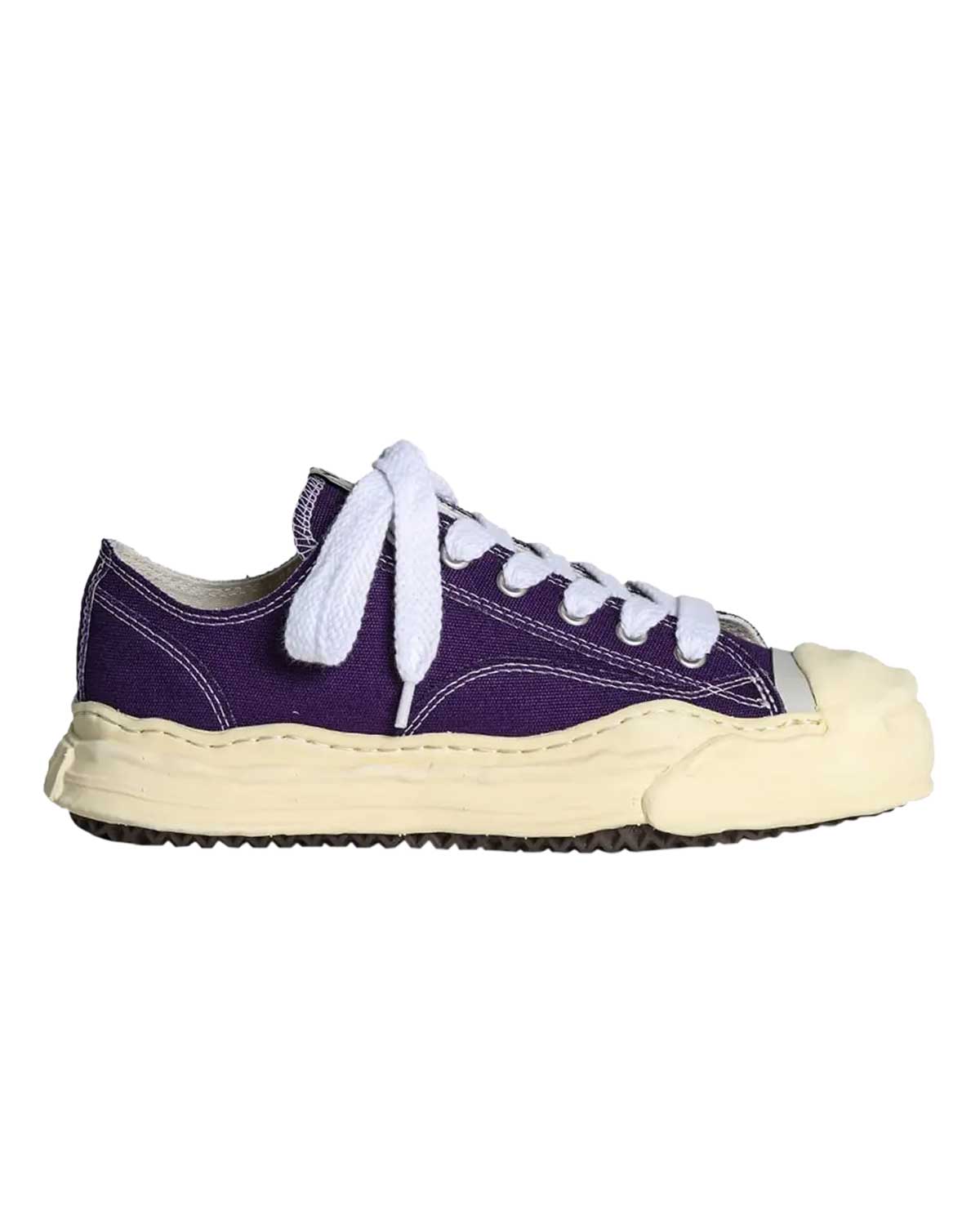 Maison Mihara Yasuhiro Hank Vintage Sole Canvas Low Purple