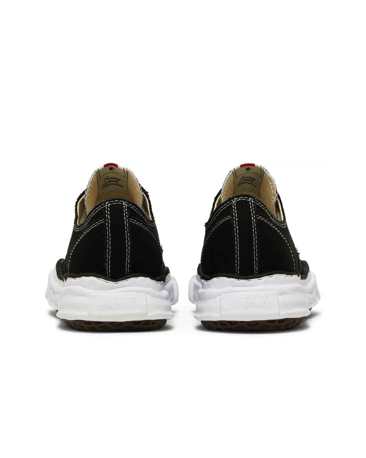 Maison Mihara Yasuhiro PETERSON OG Sole Canvas Low Black/White