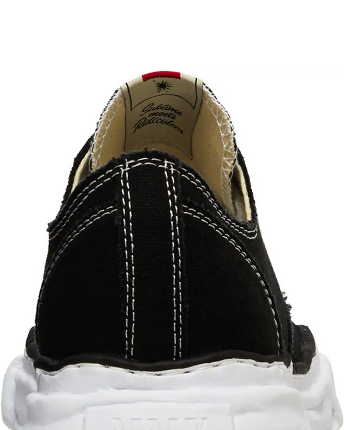Maison Mihara Yasuhiro PETERSON OG Sole Canvas Low Black/White