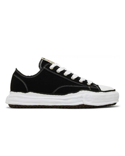 Maison Mihara Yasuhiro PETERSON OG Sole Canvas Low Black/White