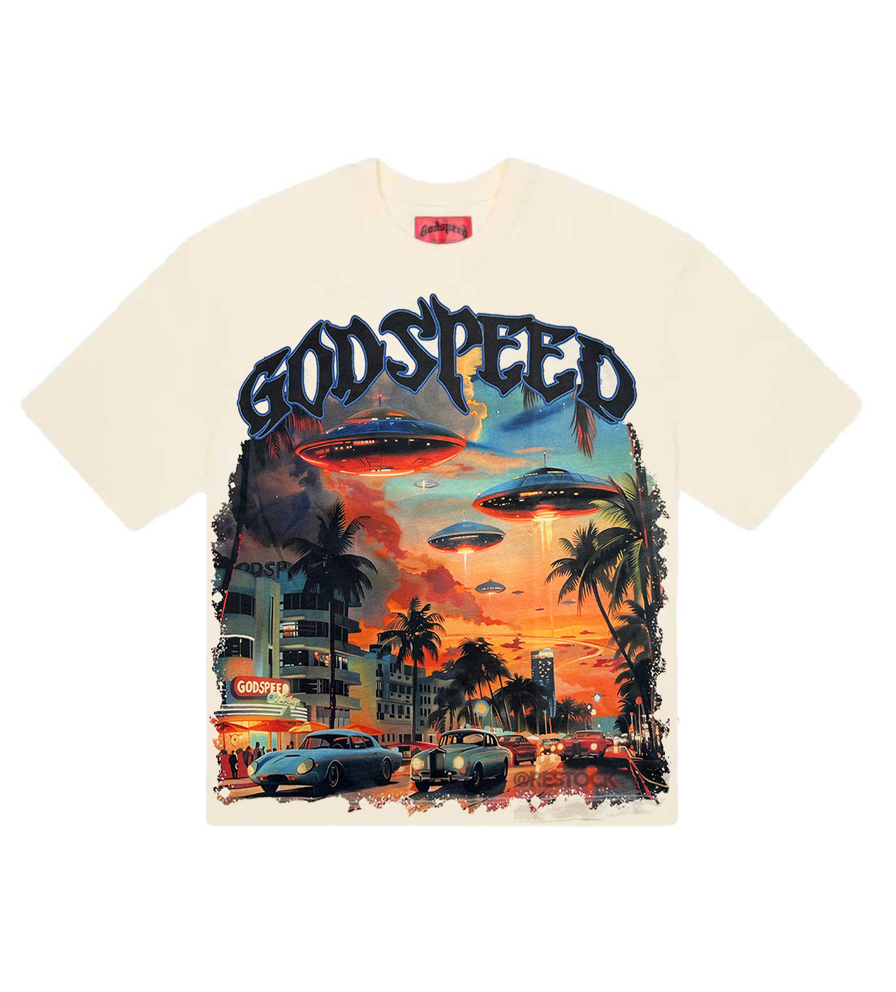 Godspeed Miami UFO Tee Cream *Miami Exclusive*