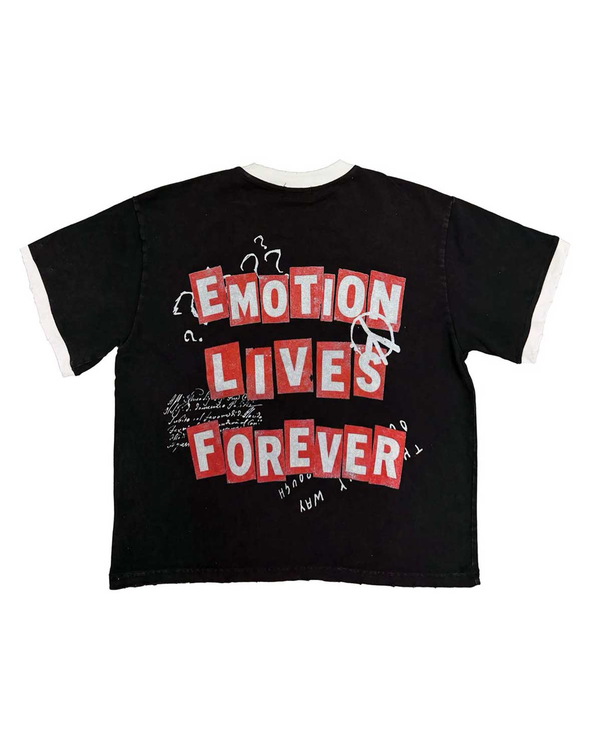 Mixed Emotions Static Tee Black – Restock AR